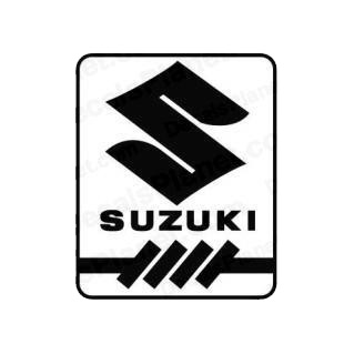 Suzuki logo and text listed in suzuki decals.