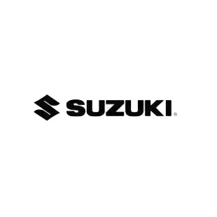 Suzuki logo listed in suzuki decals.