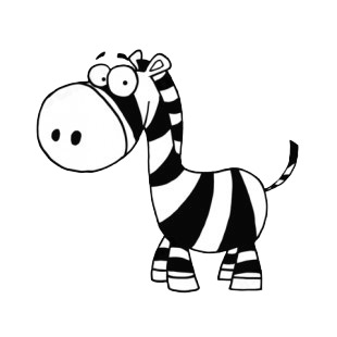 Zebra listed in characters decals.