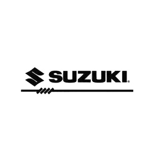 Suzuki logo listed in suzuki decals.