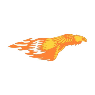 Flamboyant eagle listed in flames decals.