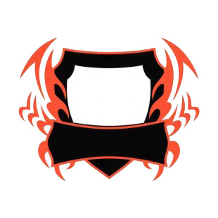 Black and red flames template  listed in flames decals.