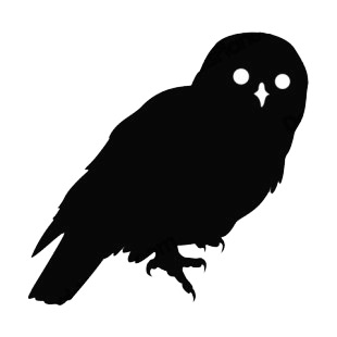 Snowy owl birds decals, decal sticker #15814