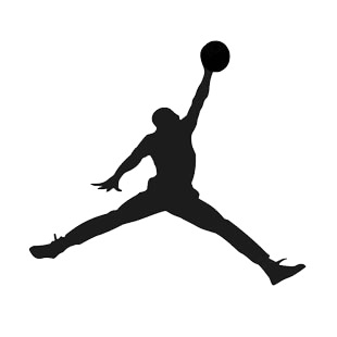 Michael jordan logo jumpman listed in soccer teams decals.