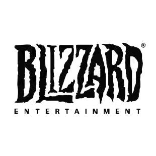 Blizzard entertainment logo listed in famous logos decals.