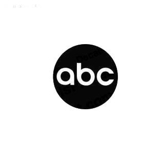 ABC TV Channel listed in famous logos decals.