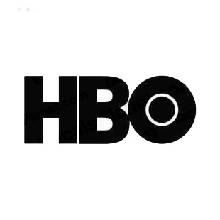 HBO TV Channel listed in famous logos decals.