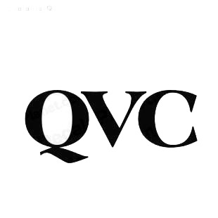 QVC TV Channel listed in famous logos decals.