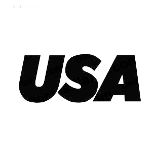 USA TV Channel listed in famous logos decals.