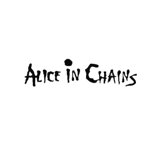 Alice in chains music band listed in music and bands decals.
