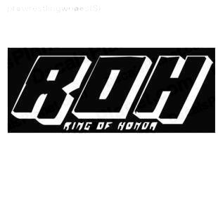 Wrestling ROH Ring of honor listed in famous logos decals.