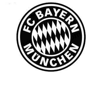 FC Bayern Munchen football team listed in soccer teams decals.