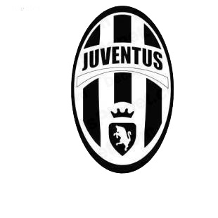 Juventus Juve football team listed in soccer teams decals.