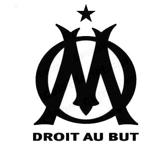 Olympique de Marseille OM football team listed in soccer teams decals.