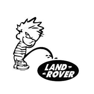 Pee on land rover listed in funny decals.