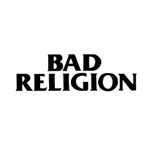Bad Religion band music listed in music and bands decals.