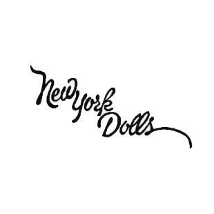 New York Dolls band music listed in music and bands decals.