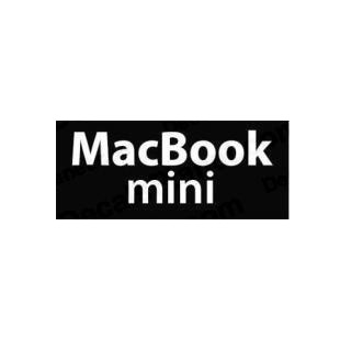 Macbook mini 1 inches listed in mac decals.