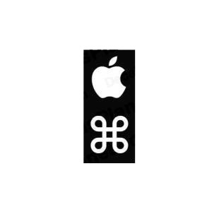 Mac Command Key 0.54 inches listed in mac decals.