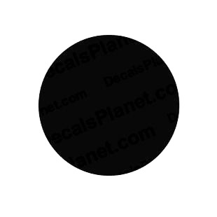Plain circle listed in miscellaneous decals.