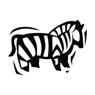 Zebra listed in african decals.