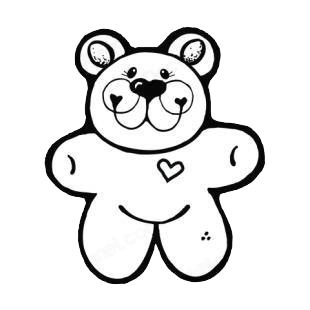 Love bear listed in bears decals.