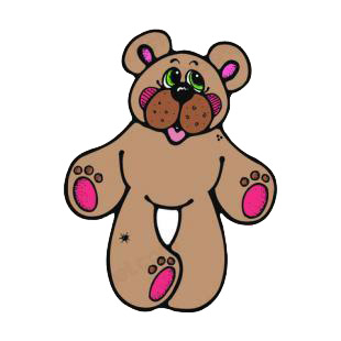 Happy bear listed in bears decals.