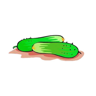 Cucumbers listed in agriculture decals.