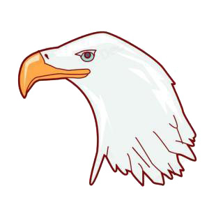 Eagle face listed in birds decals.