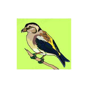 Crossbill listed in birds decals.