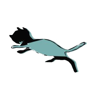 Cat jumping listed in cats decals.