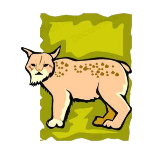 Lynx listed in cats decals.