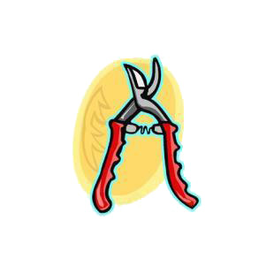 Pruning shears listed in agriculture decals.