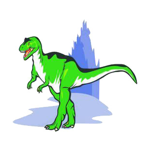 Dromaeosaurus listed in dinosaurs decals.