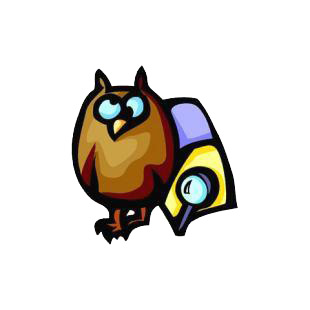 Owlet listed in cartoon decals.