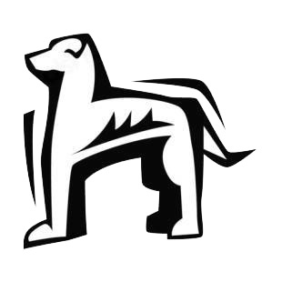 Greyhound listed in dogs decals.