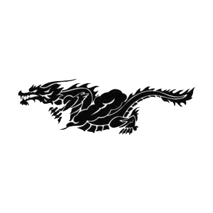 Dragon tattoo listed in dragons decals.