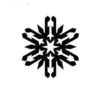 Snow flake christmas listed in snowflakes decals.