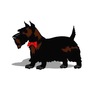 Scottie listed in dogs decals.