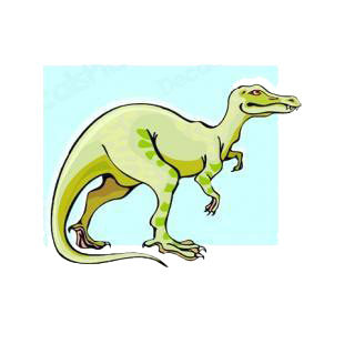 Dromaeosaurus listed in dinosaurs decals.