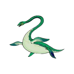 Plesiosaur listed in dinosaurs decals.