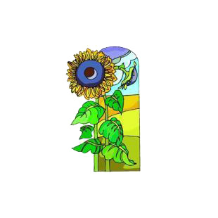 Sunflowers listed in agriculture decals.
