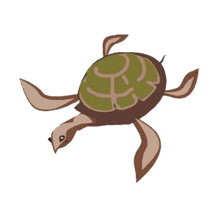 Turtle listed in amphibians decals.