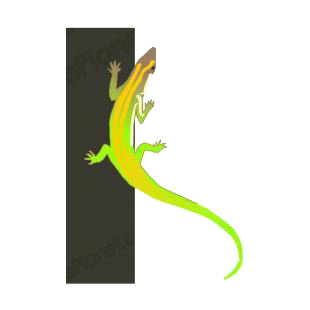 Lizard listed in reptiles decals.