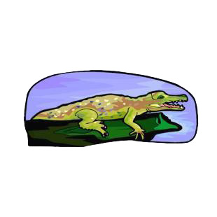 Crocodile listed in reptiles decals.