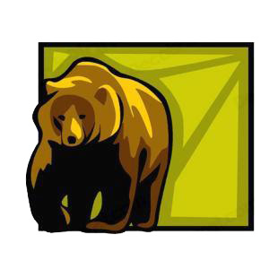 Grizzly listed in bears decals.