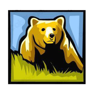 Grizzly listed in bears decals.