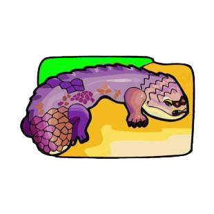 Purple skink listed in reptiles decals.