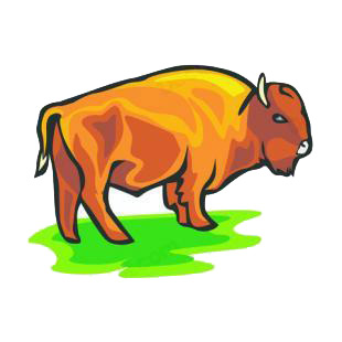 Bison listed in farm decals.
