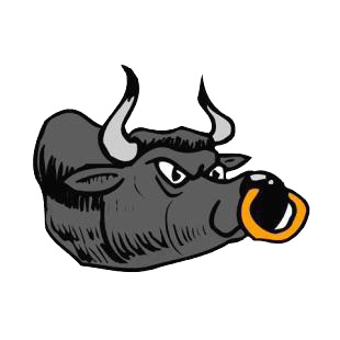 Bull listed in farm decals.